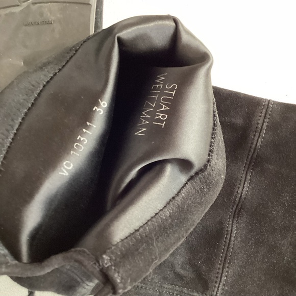Stuart Weitzman Midland Suede Over-The-Knee Lace-Up Boots SZ 6/36 - Picture 9 of 10